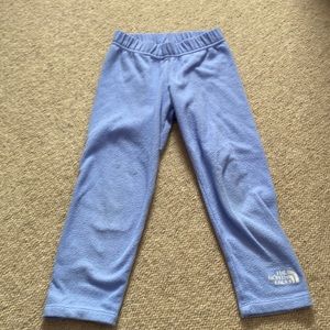 Warm and cozy north face fleece pant 3T
